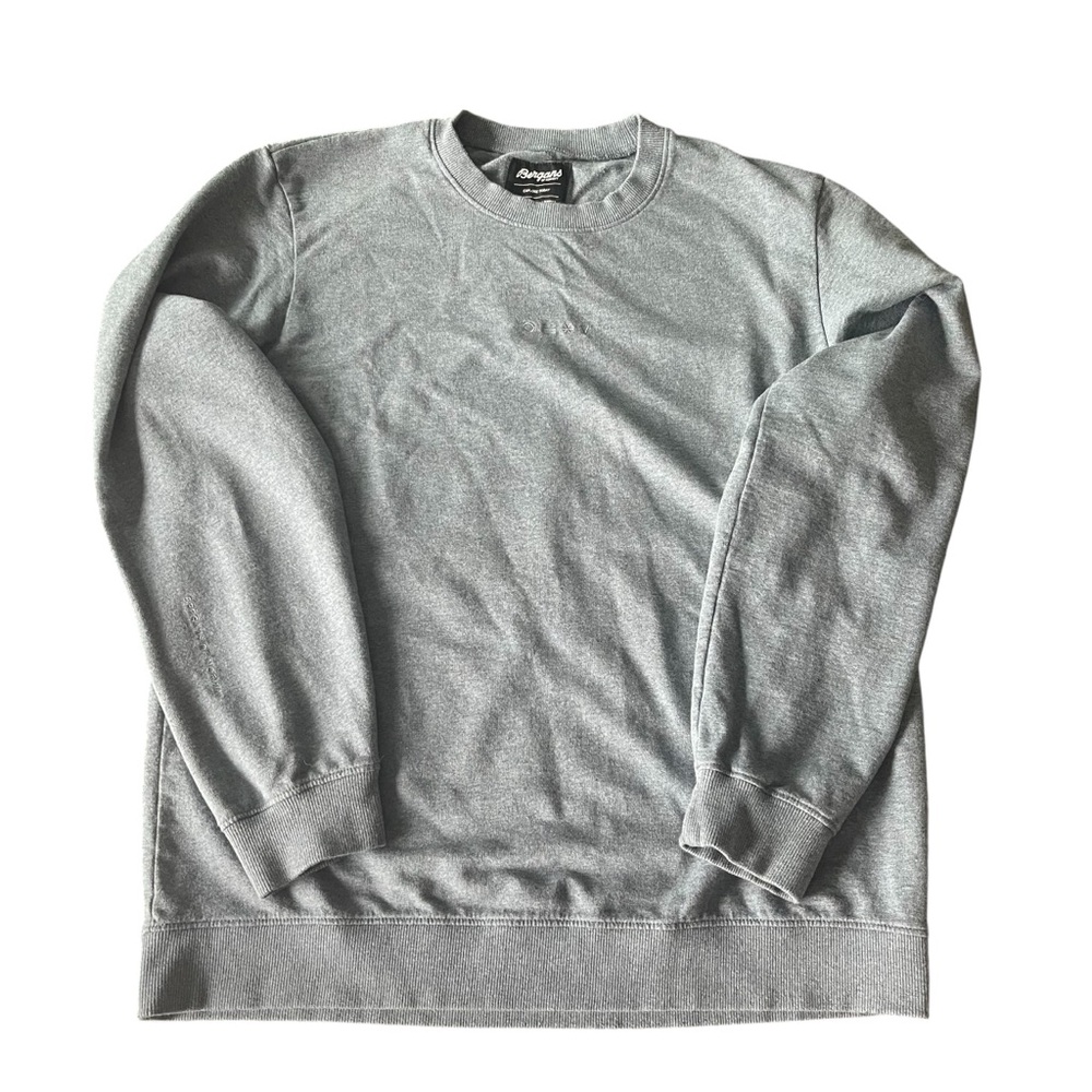 Bergans of Norway Blue/Grey Unisex Organic Cotton Olso Urban Sweatshirt (M) - Picture 6 of 16